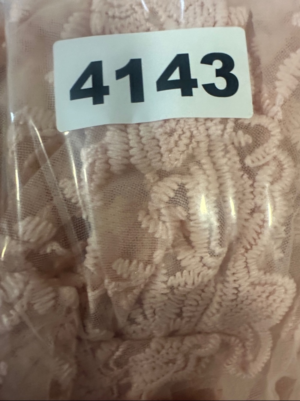 Maniju Dress Pink Lace Gown Dress Size Large - Picture 9 of 9